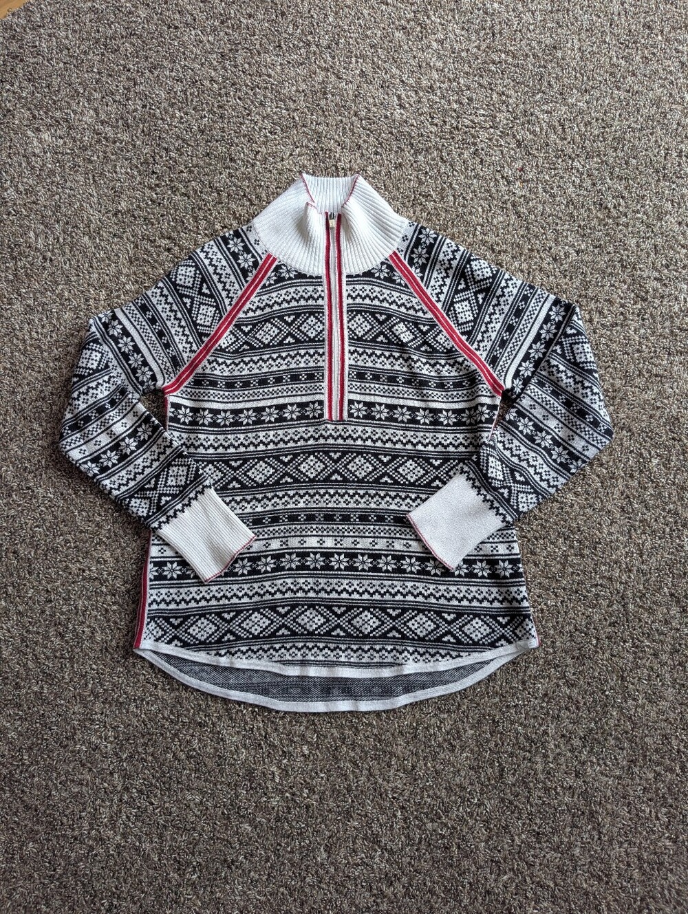 Eddie Bauer Nordic Turtleneck Sweater Size Medium